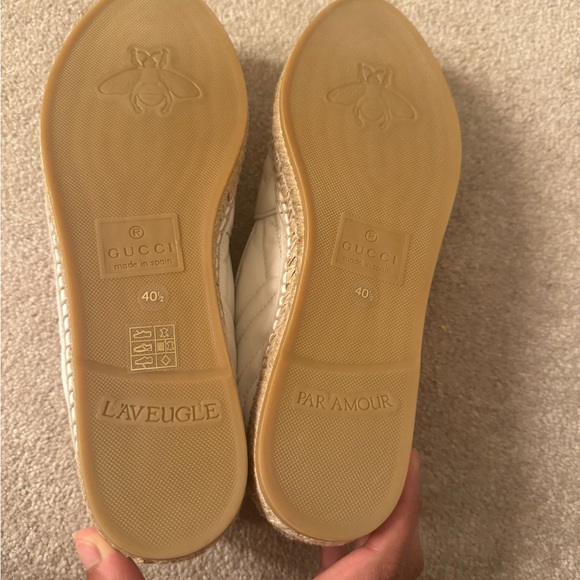 Gucci Leather Espadrille with Double G - Picture 5 of 8